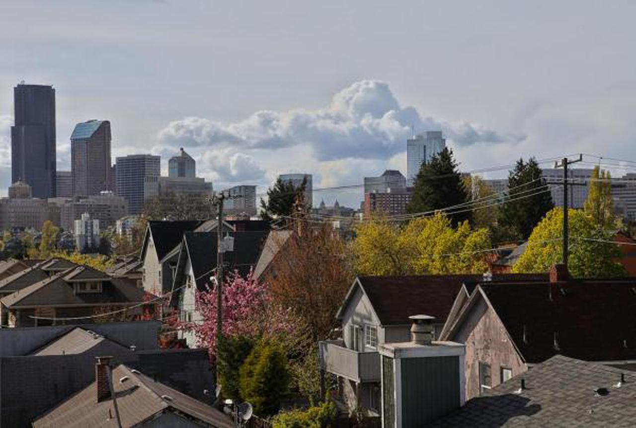 Central Modern Home With Rooftop Seattle Exterior foto